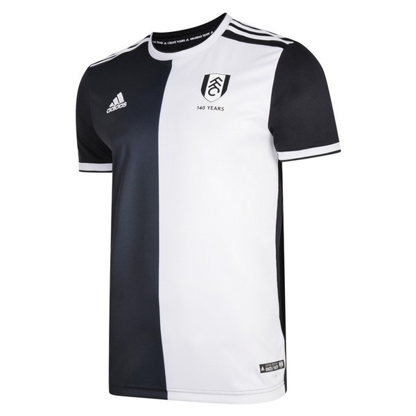 Maillot Football Fulham 140th Noir Blanc